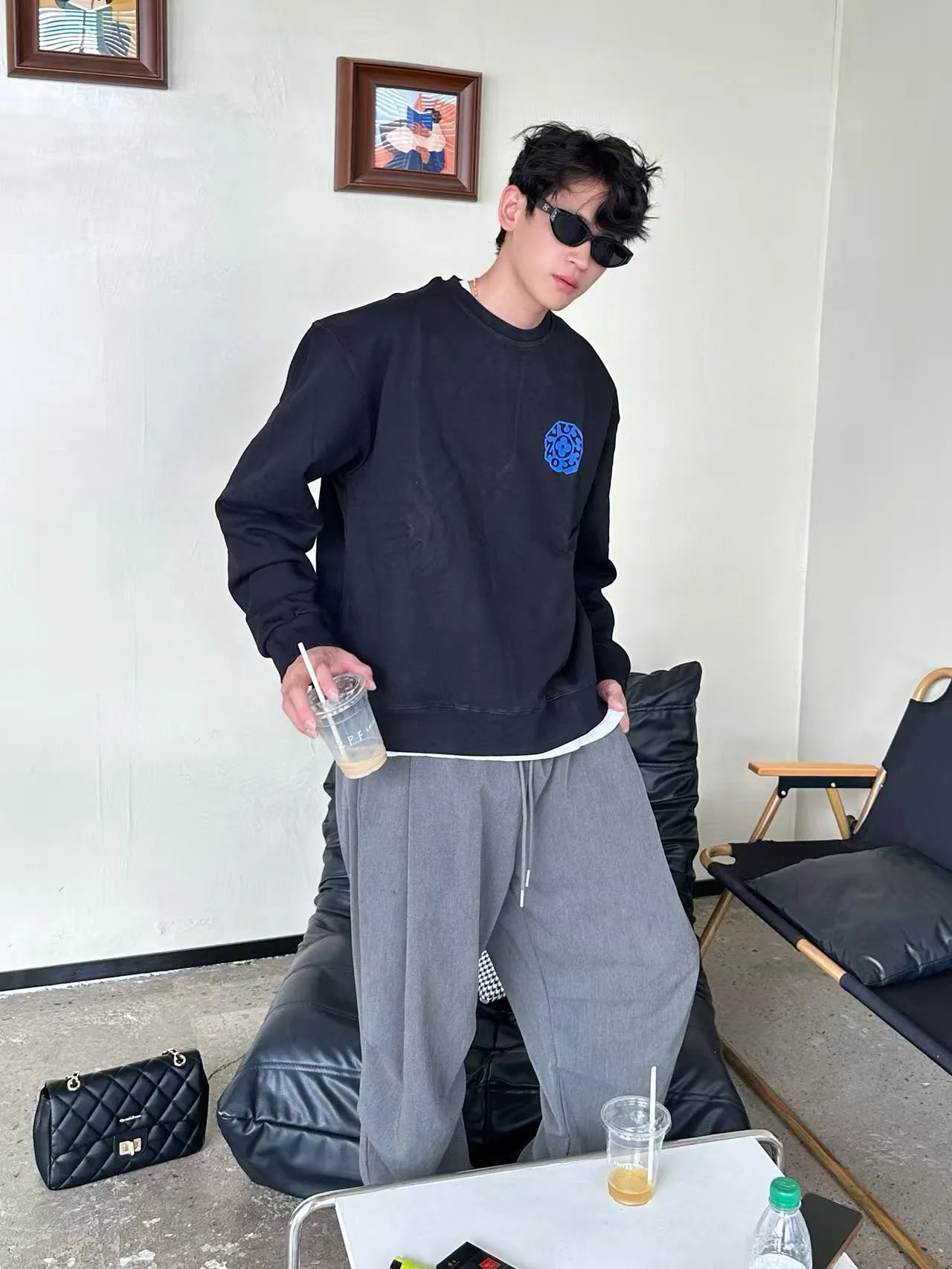 Louis Vuitton/ 25Fw Blue logo